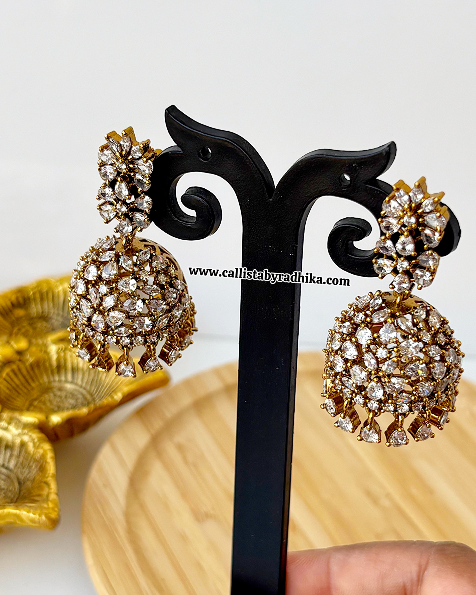 Stone Jhumka