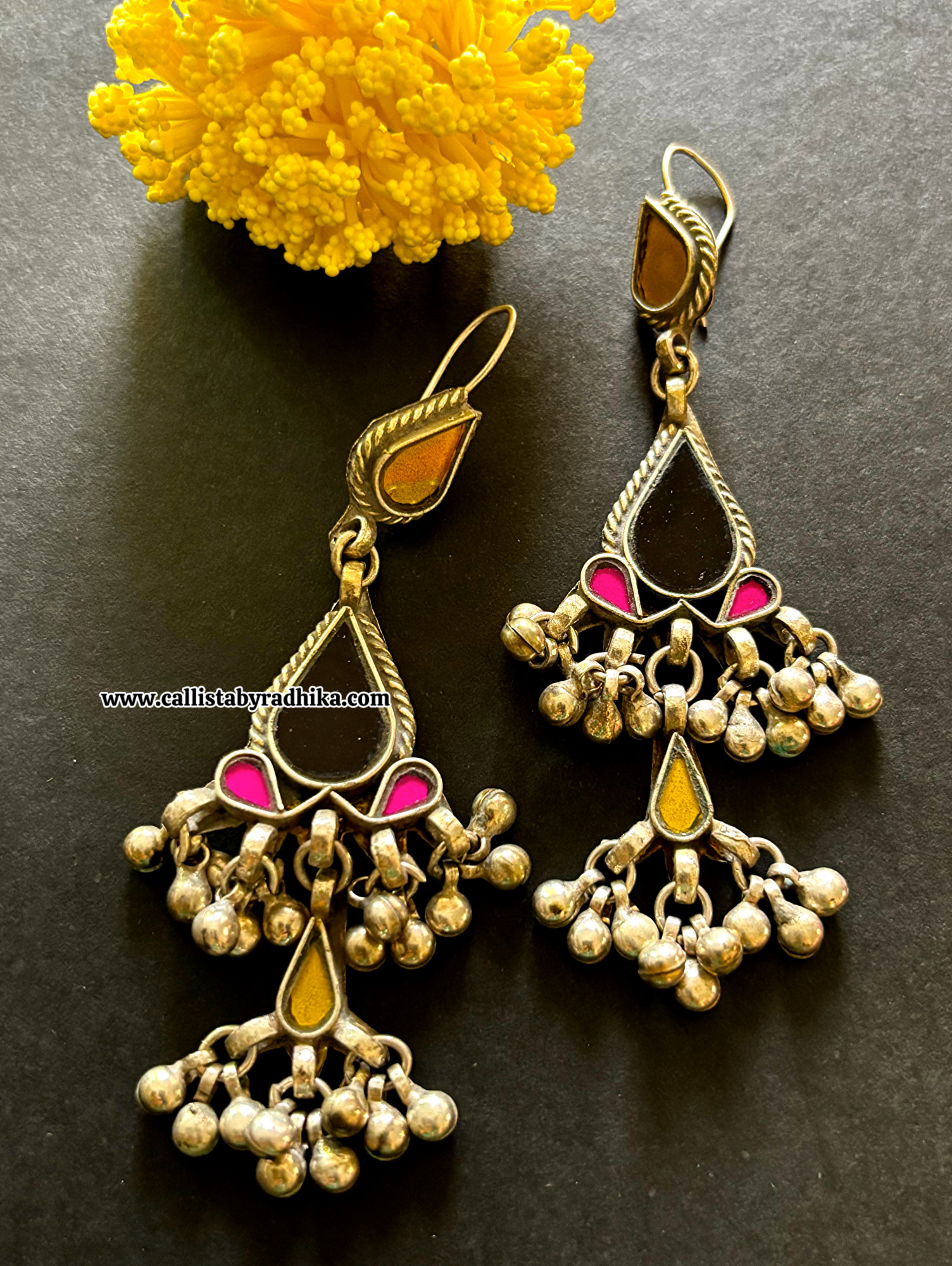 Real Glass Earrings