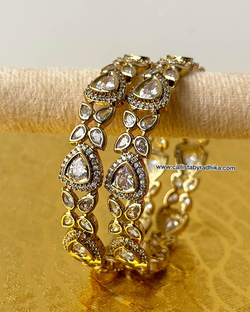Image of White Stone Bangle