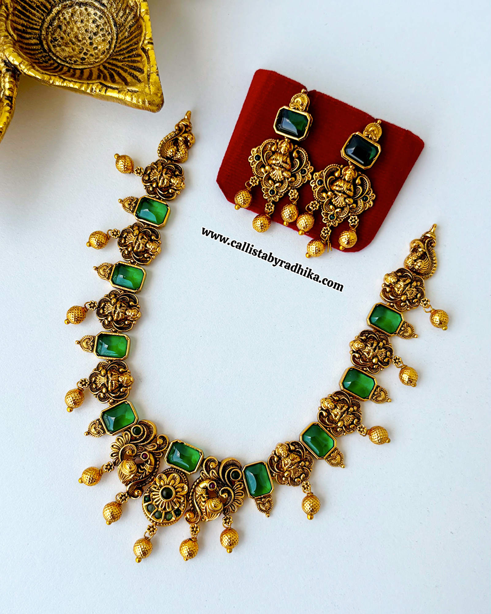 Copper Gold Polish Necklace