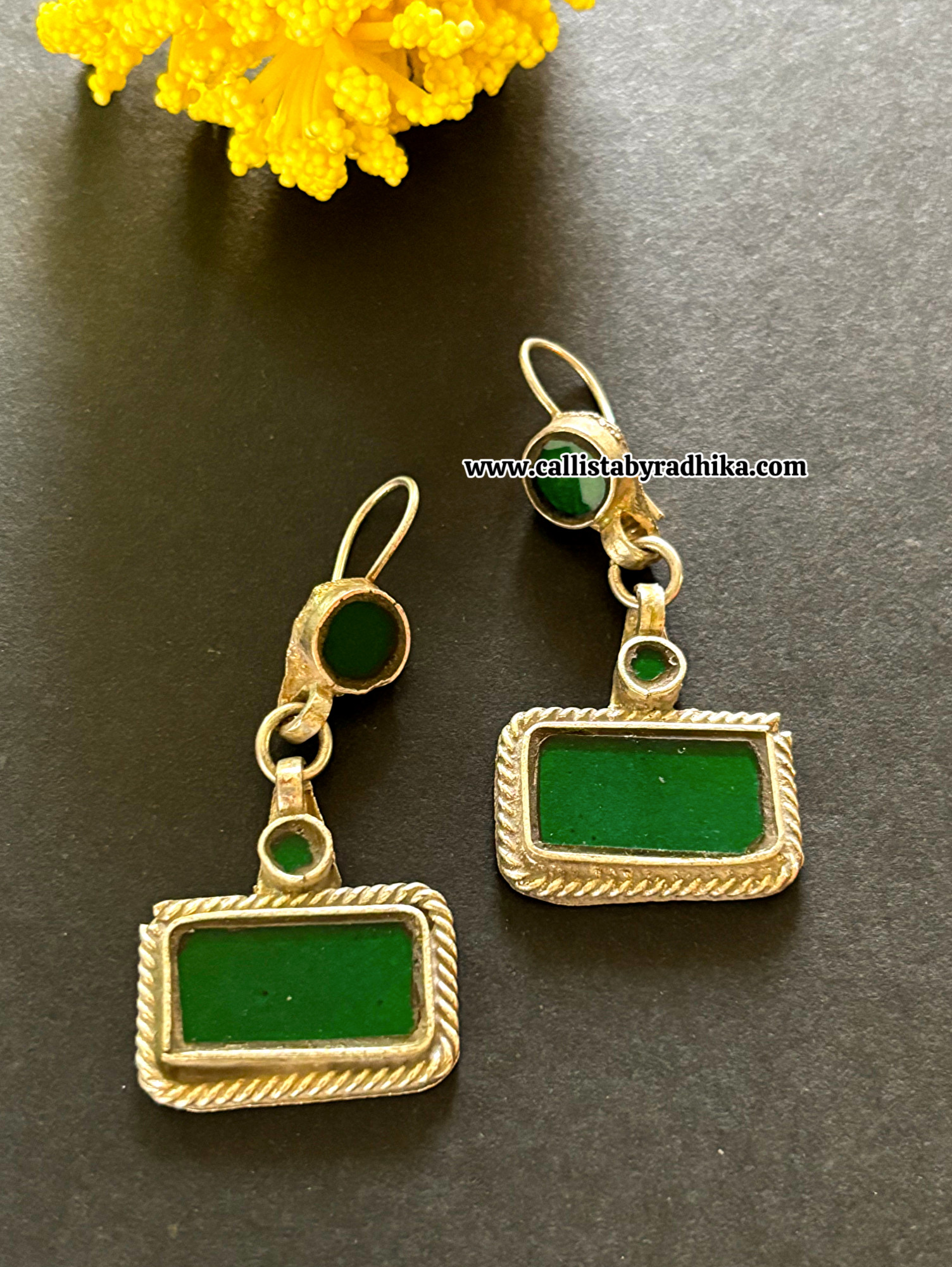 Real Glass Earrings