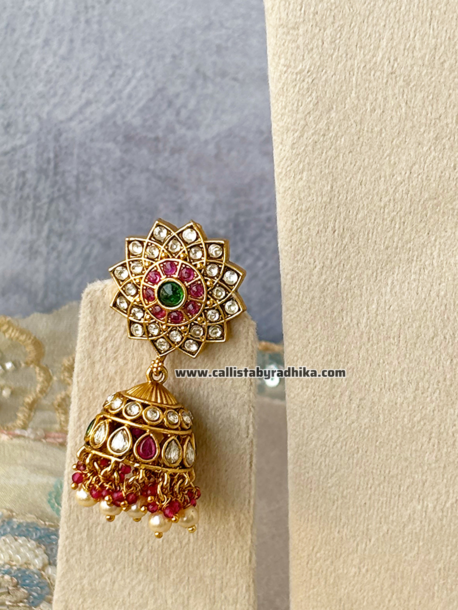 Jadau Kundan 3 layer Haaram (CG-110)