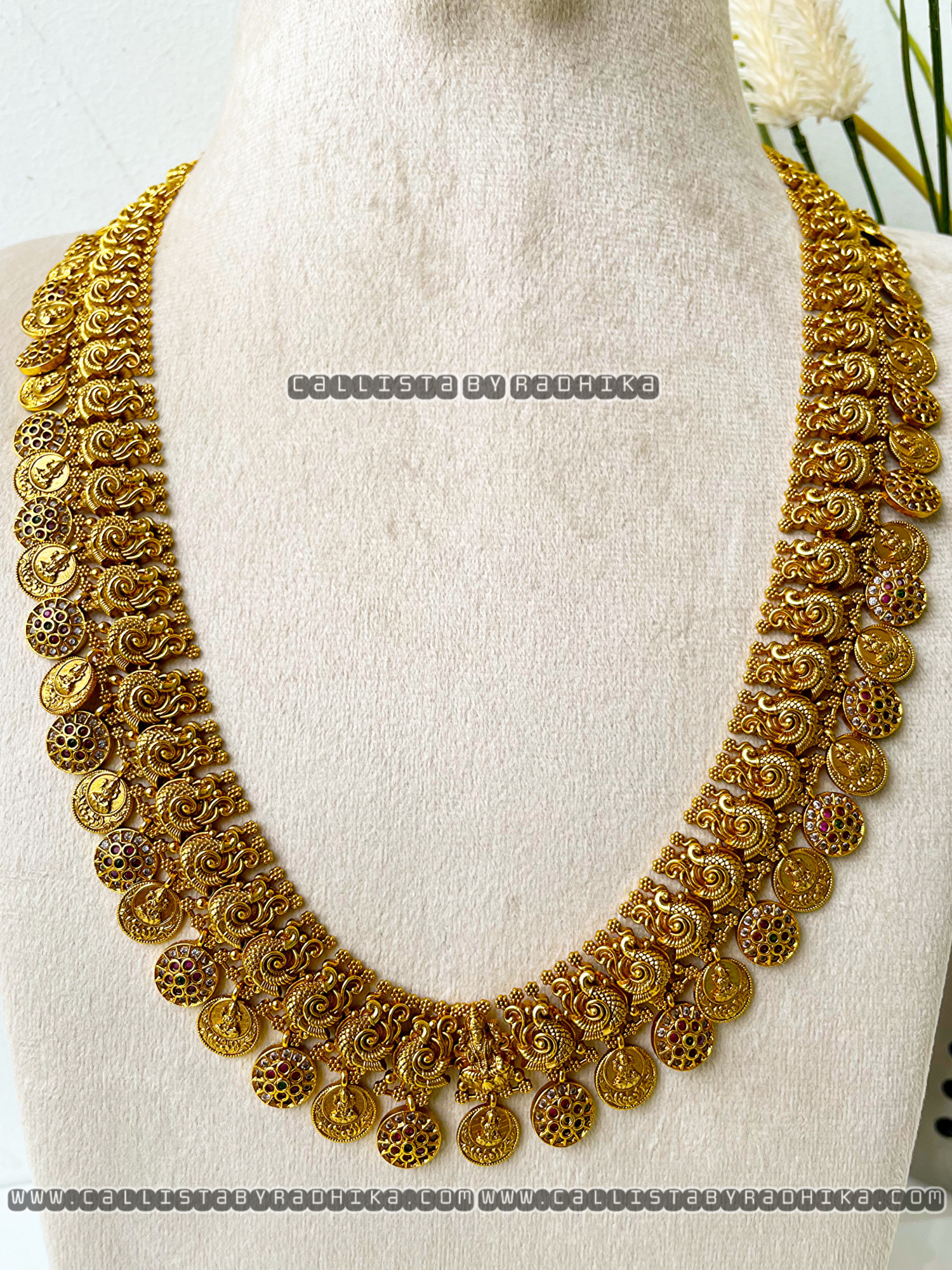 Gold Polish/Temple Neckpiece (GPN-127)