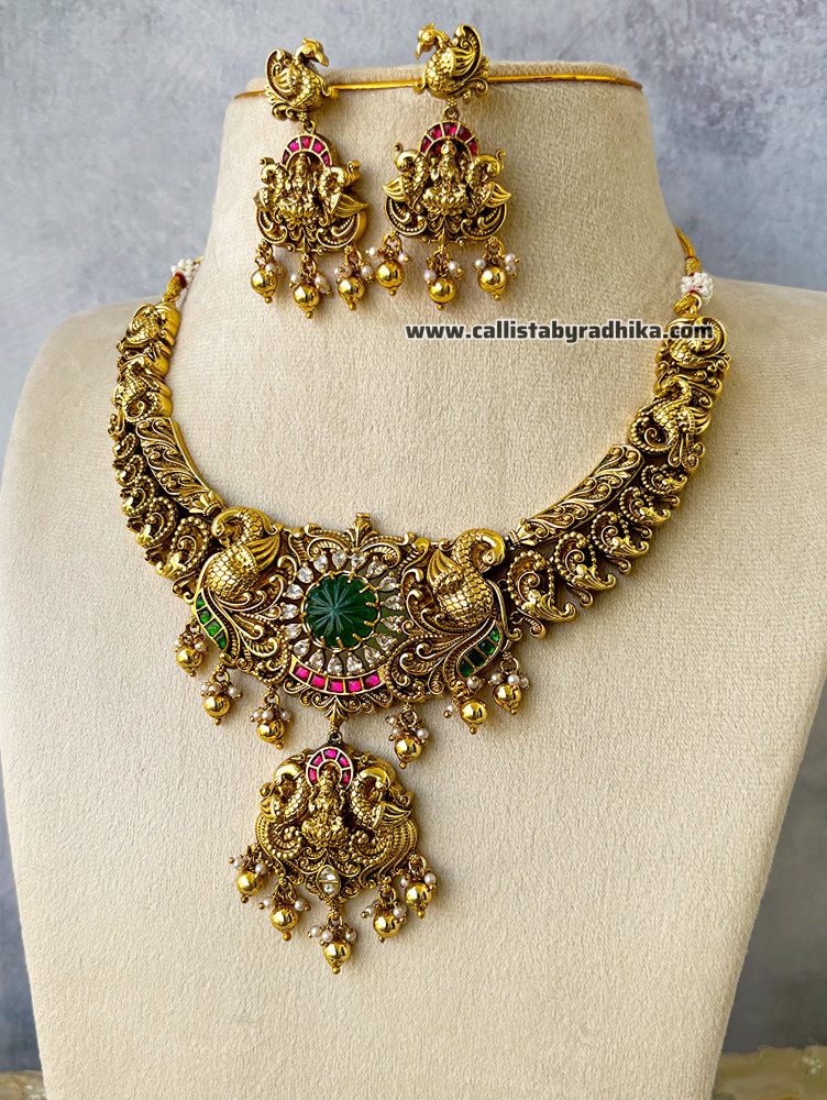 Image of Jadau Nakshi Bridal Neckpiece