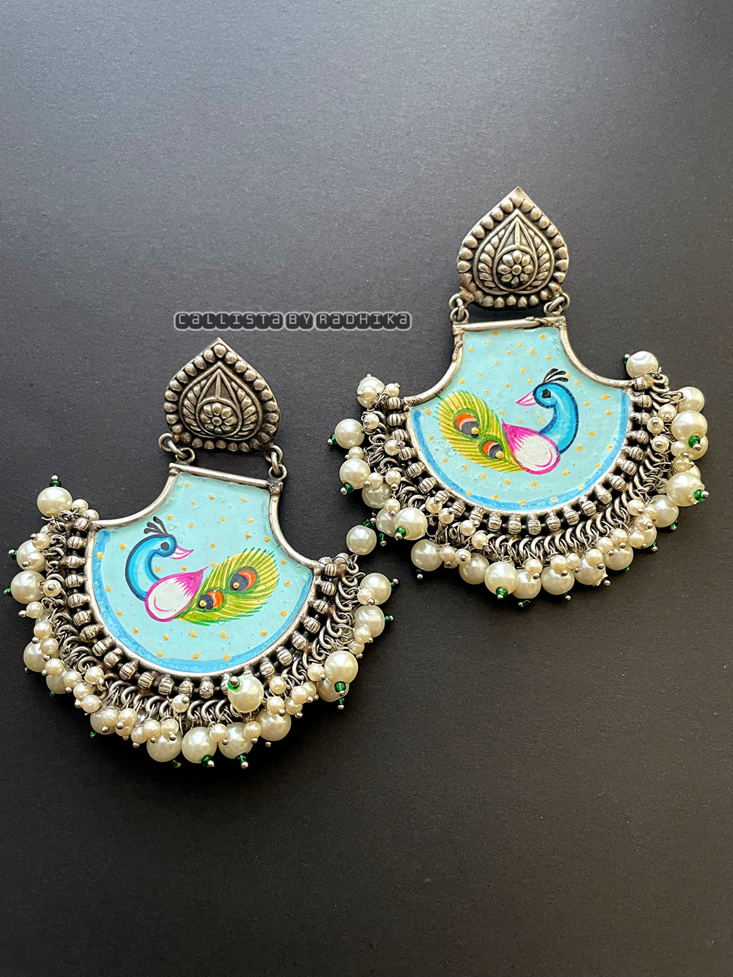 Hand-painted Earrings (HPE-044)