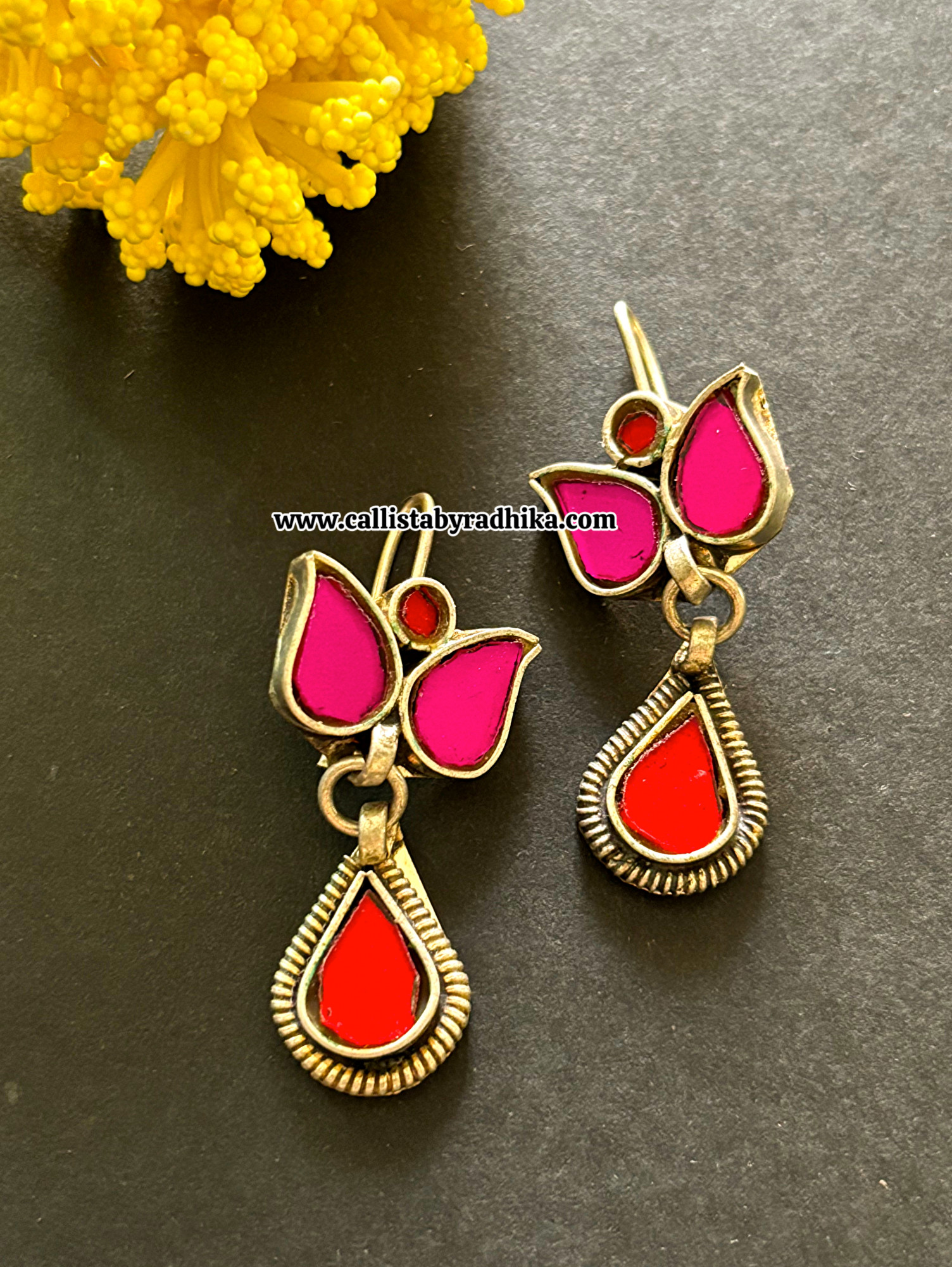 Real Glass Earrings