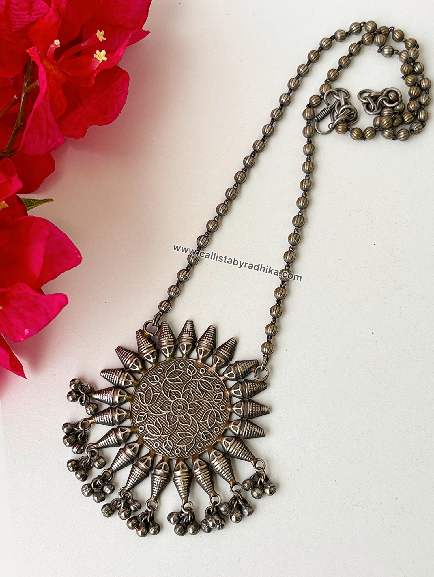 Silver Replica Chain Pendant