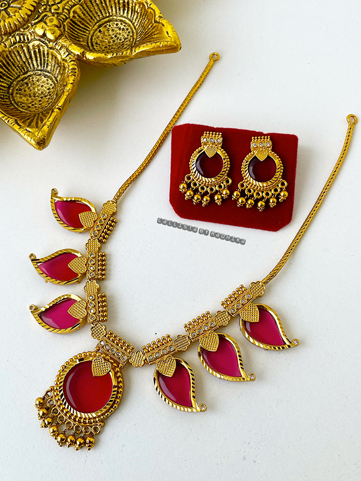 Kerala Palakka Manga necklace (GPN-113)