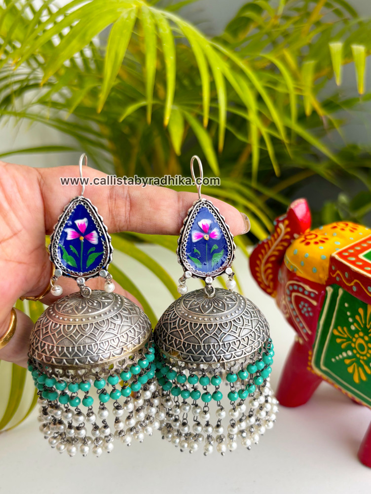 Image of Hand-painted Earrings (HPE-055)