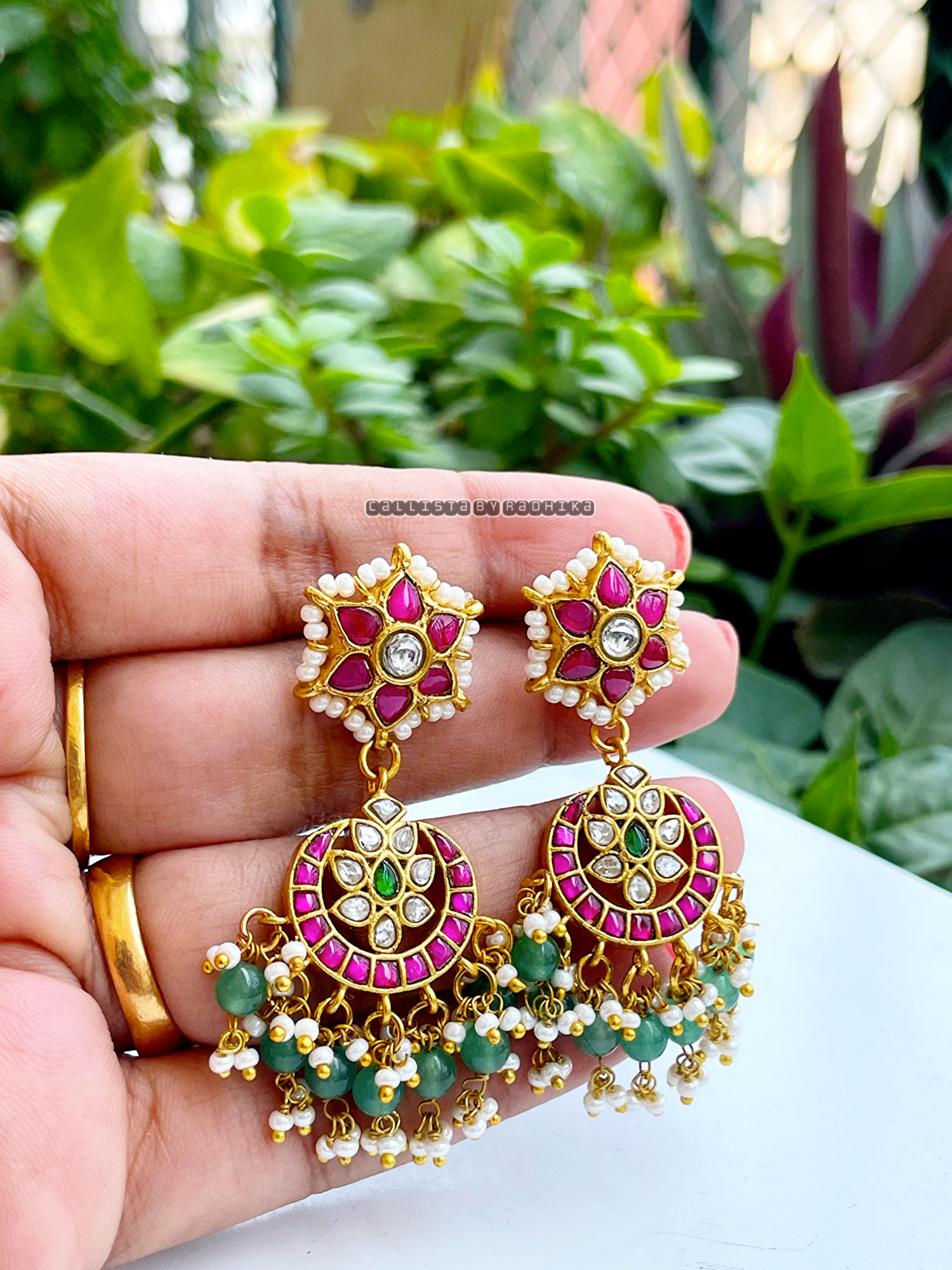 Jadau Kundan Earrings (JDE-031)