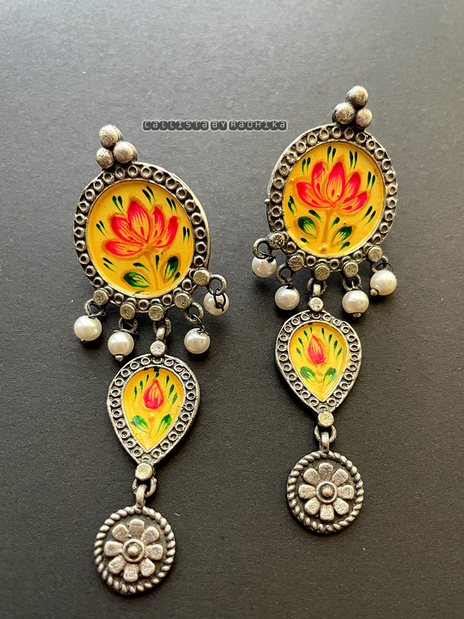 Hand-painted Earrings (HPE-046)