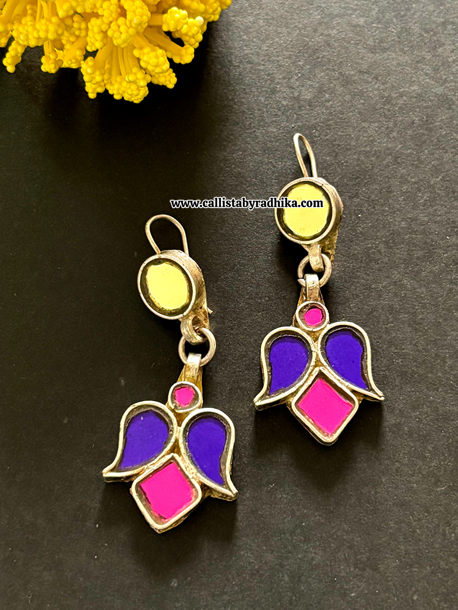 Real Glass Earrings
