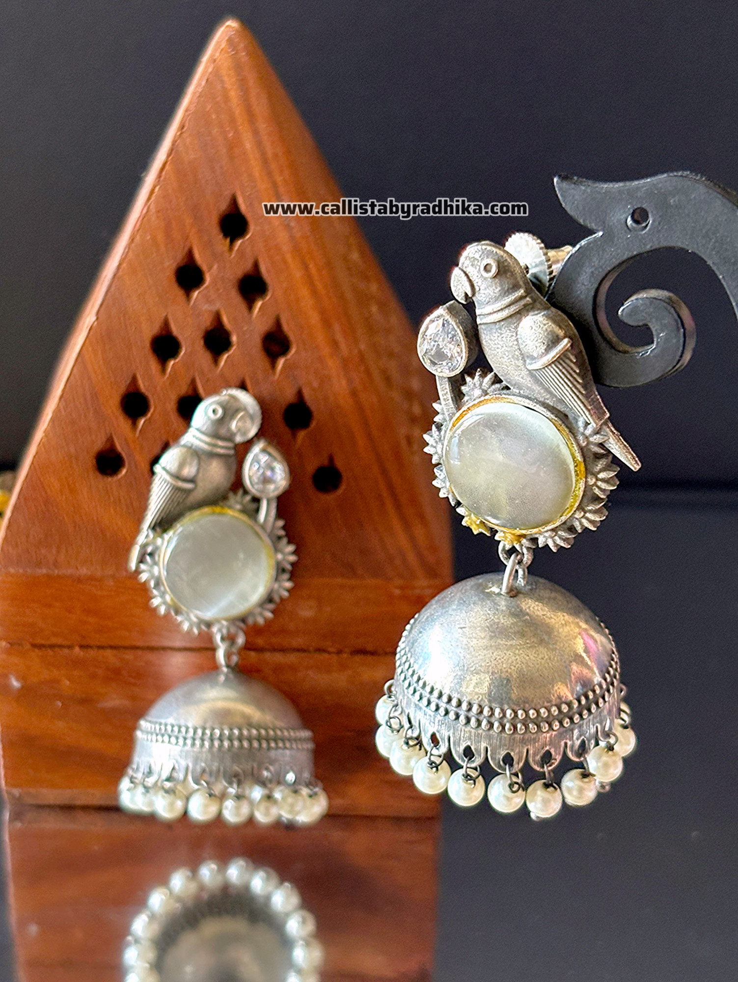 Silver Replica Jhumka