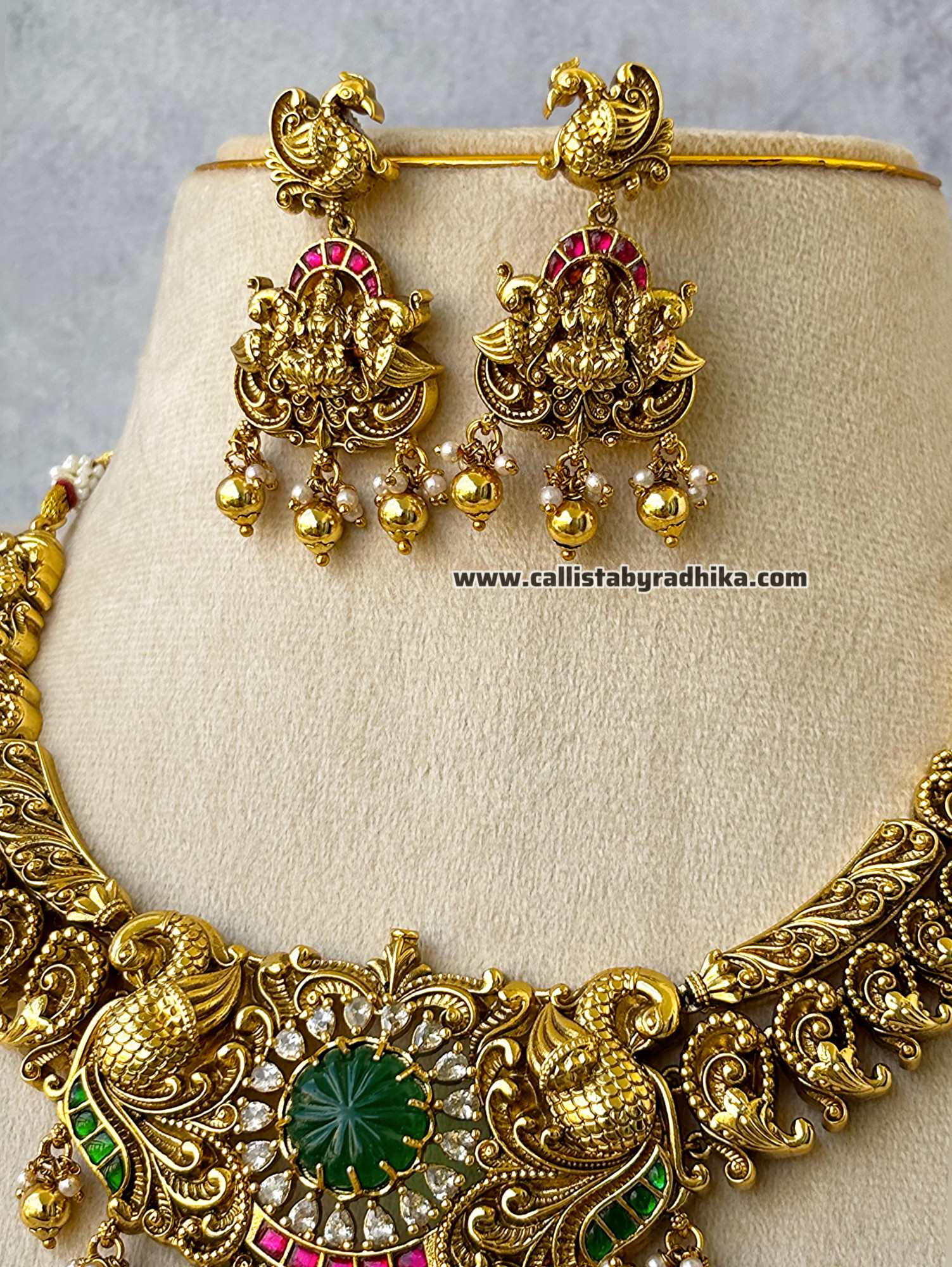 Jadau Nakshi Bridal Neckpiece