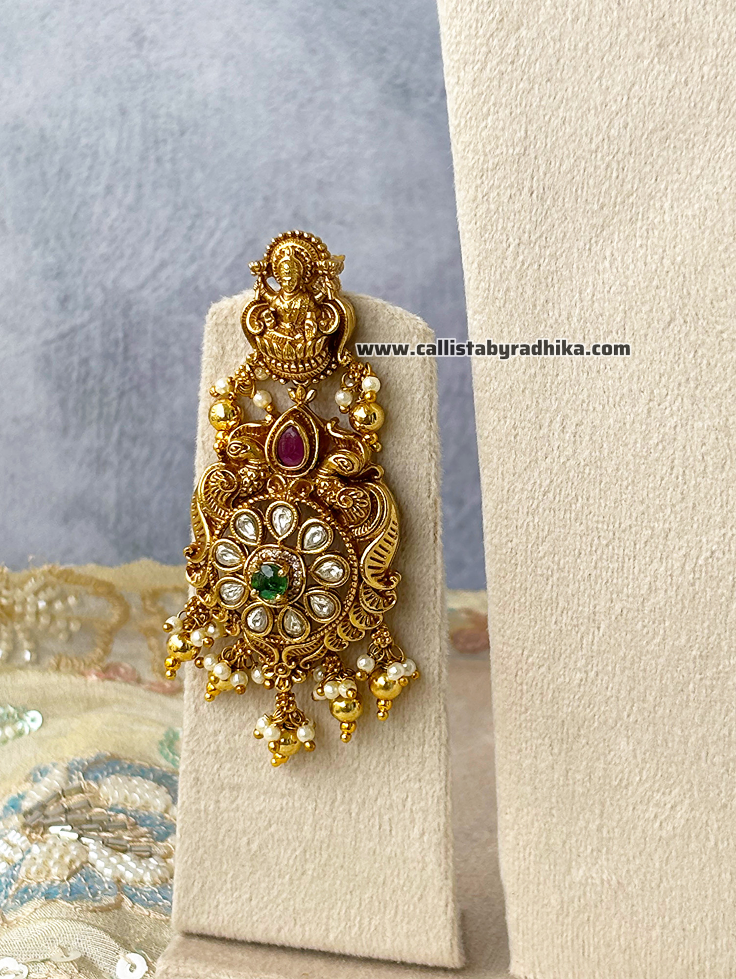 Jadau Nakshi Bridal Neckpiece