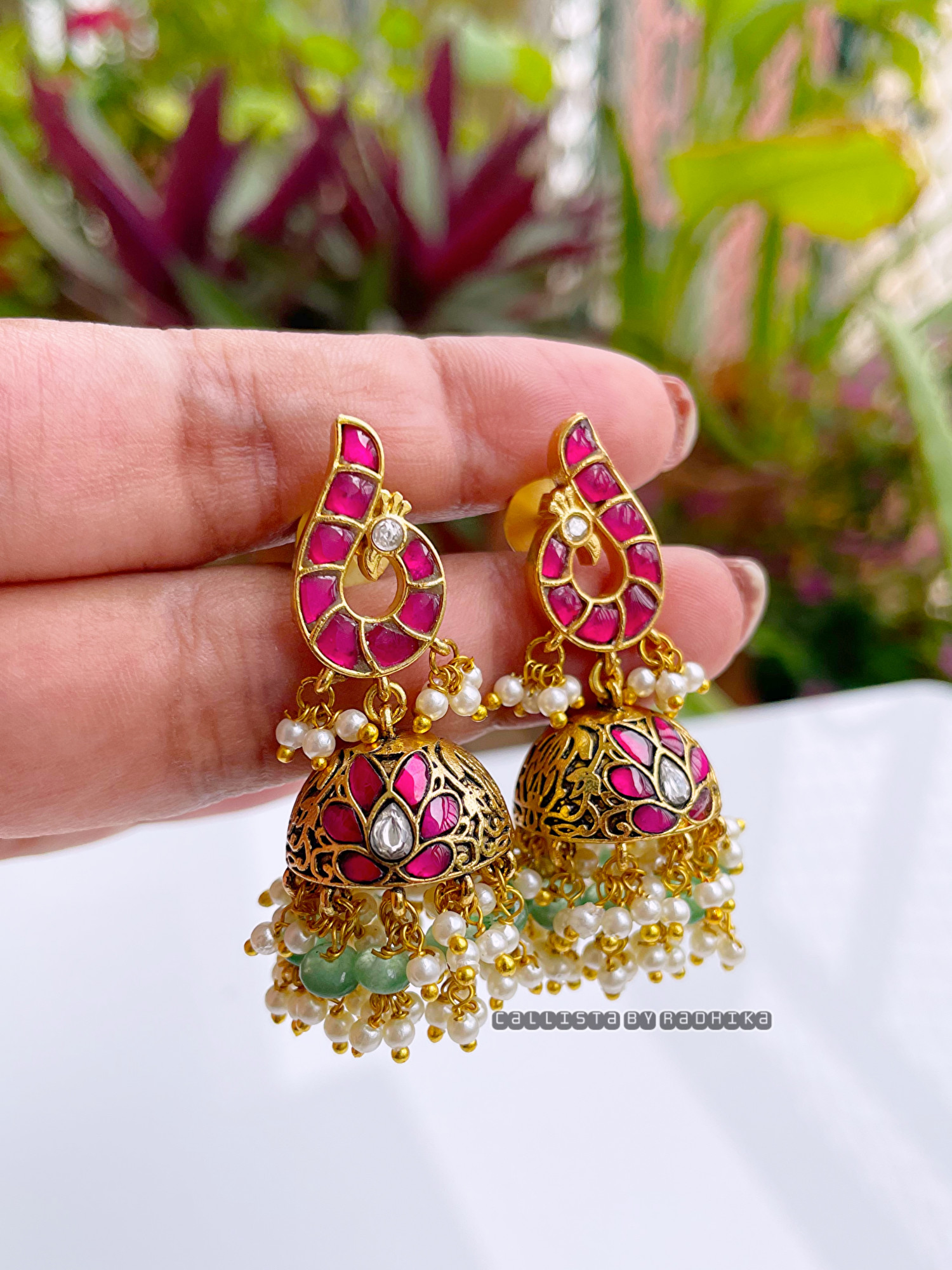Jadau Kundan Earrings (JDE-049)
