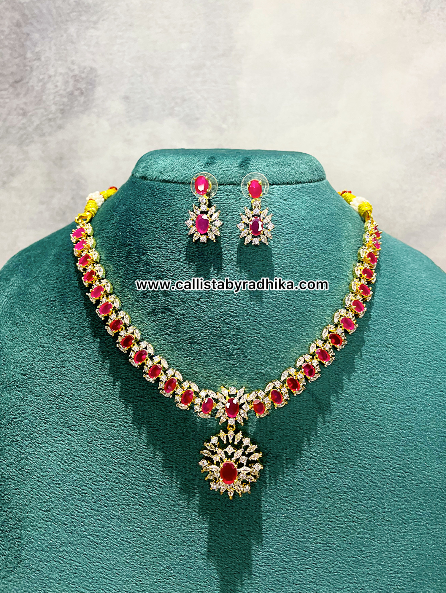Short Ruby Neckpiece