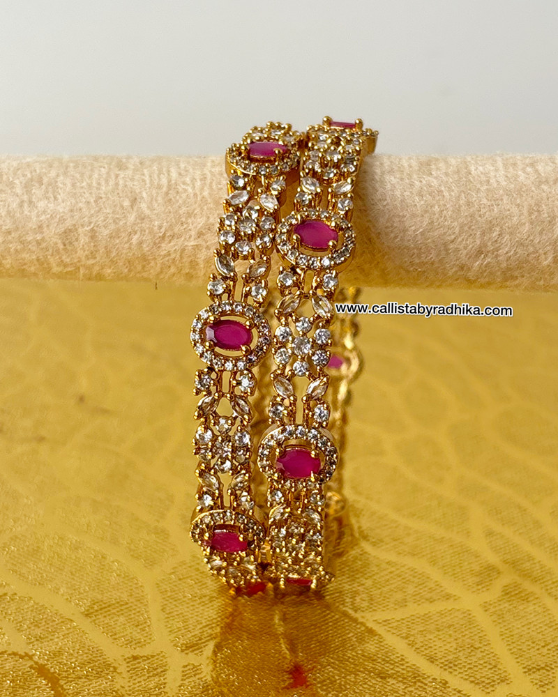 Image of Red Stone Bangle