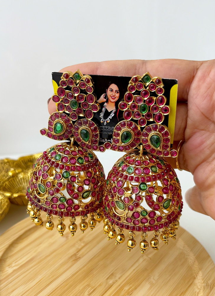 Image of Kemp Stone Statement Jhumka