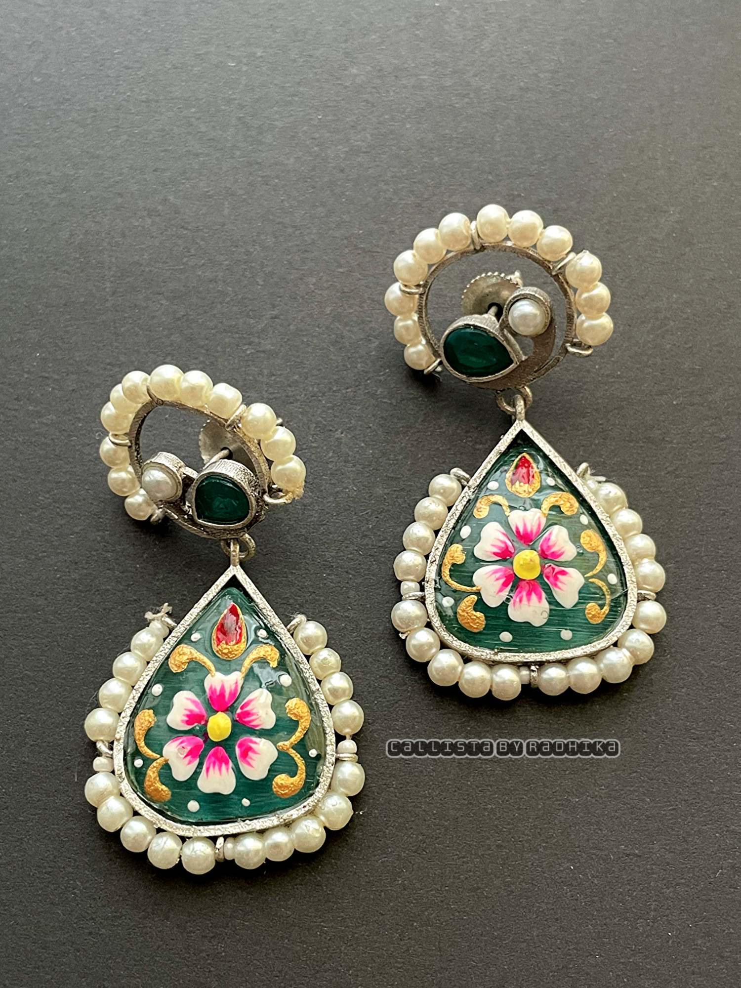 Hand-painted Earrings (HPE-041)