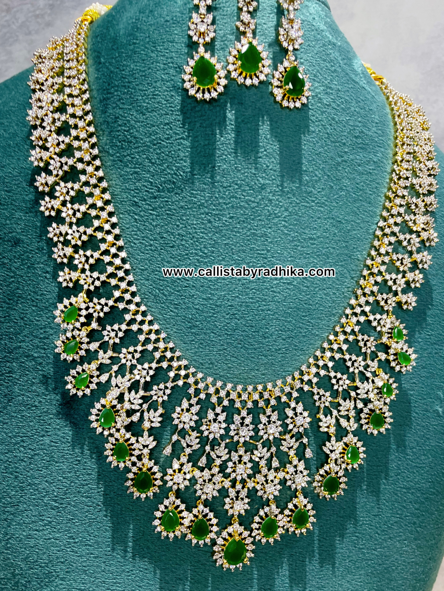 Emerald Stone Long Haaram