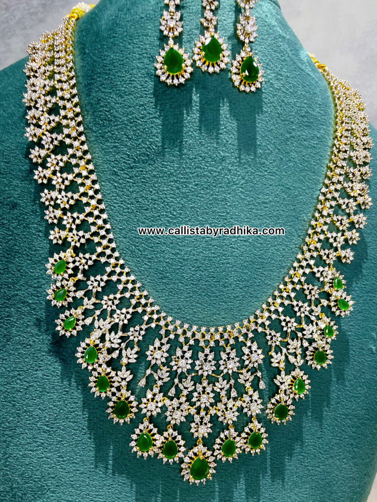 Image of Emerald Stone Long Haaram
