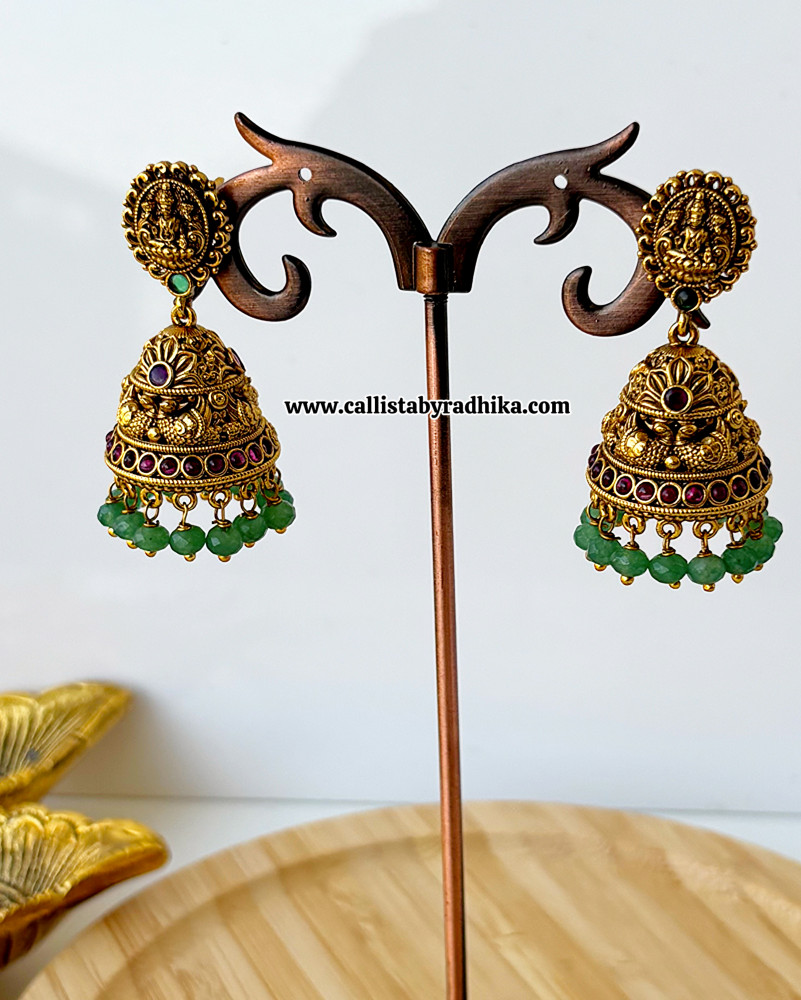 Image of Gold Polish Jhumka