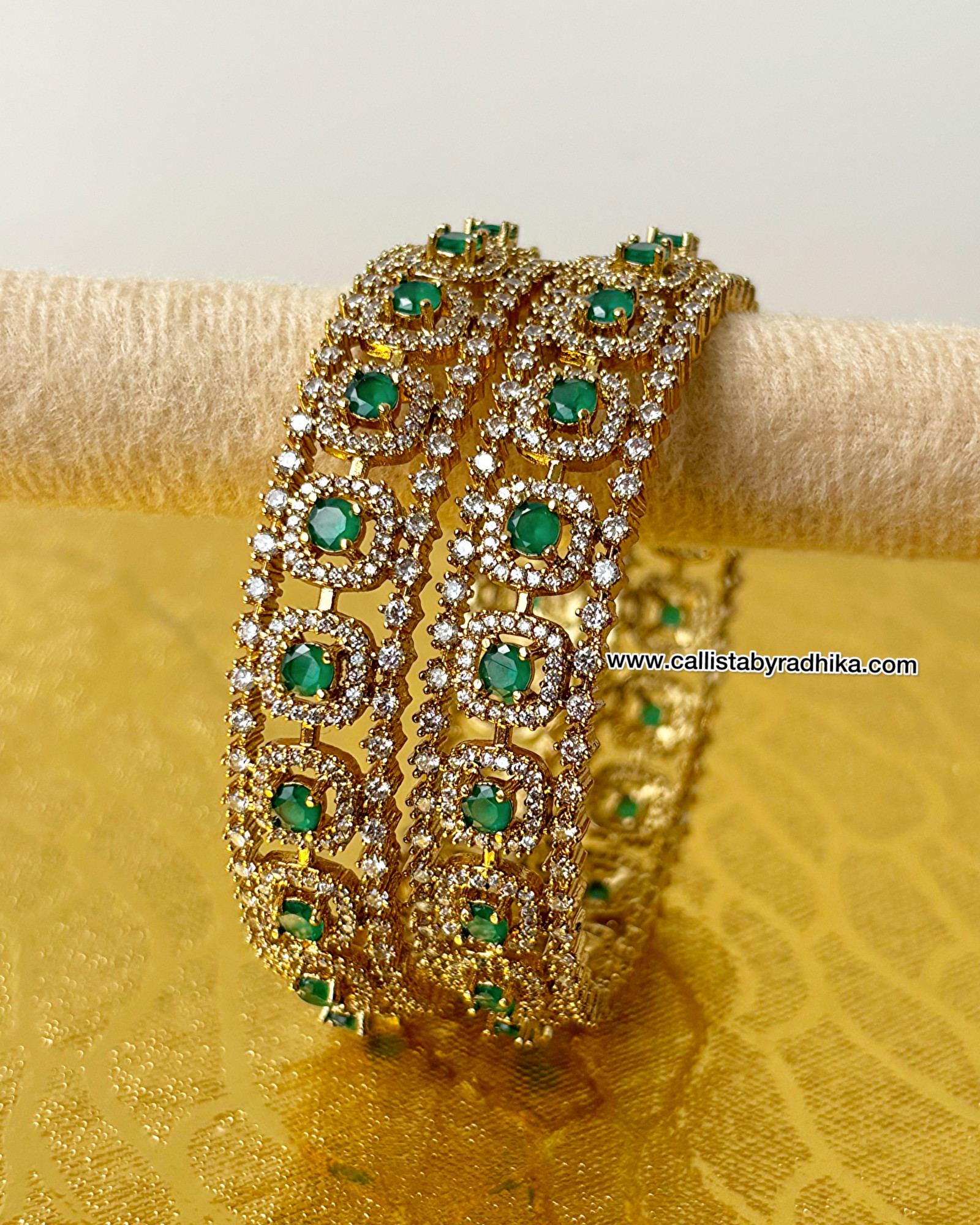 Green Stone Bangle