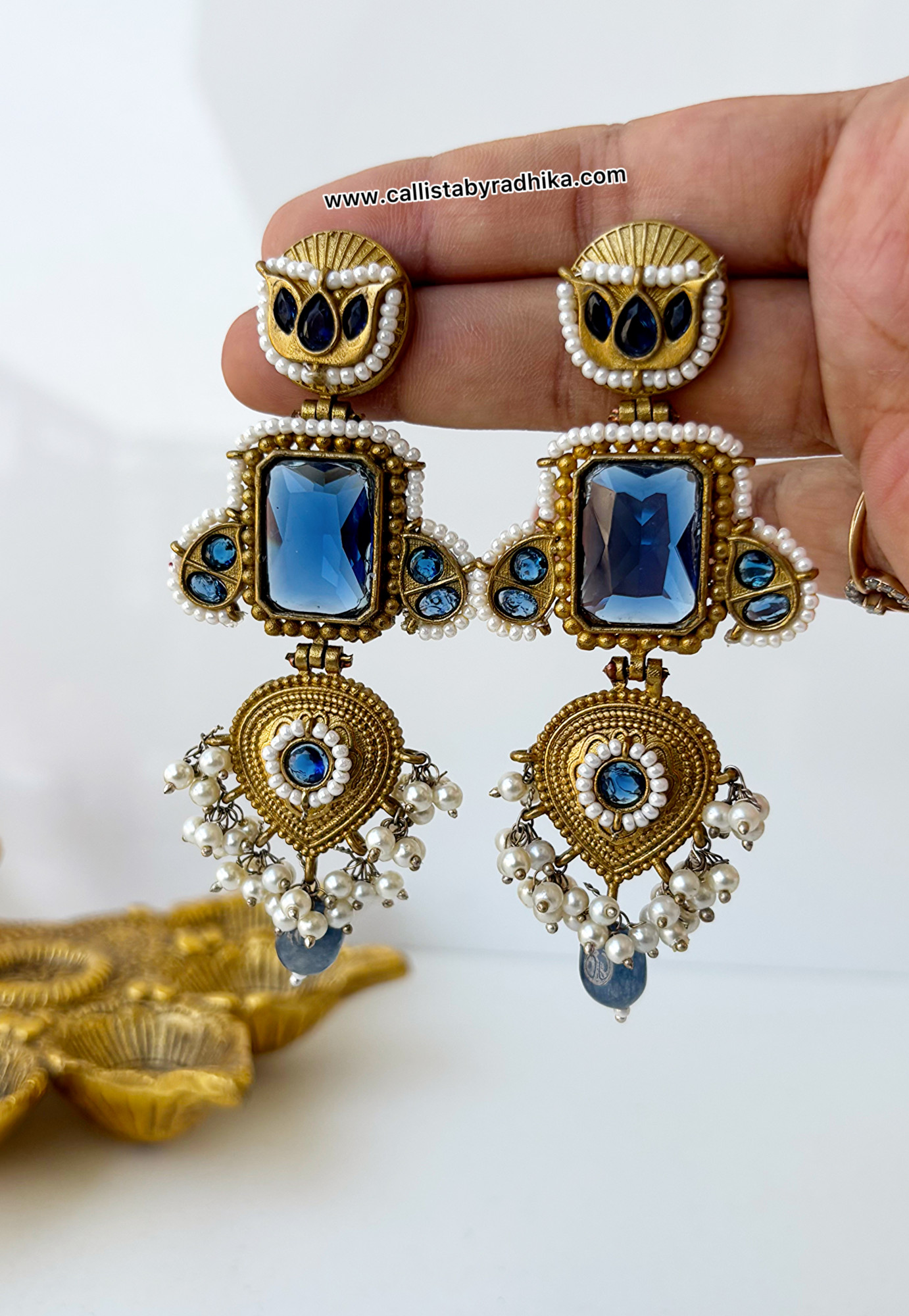 Dual Tone Earrings