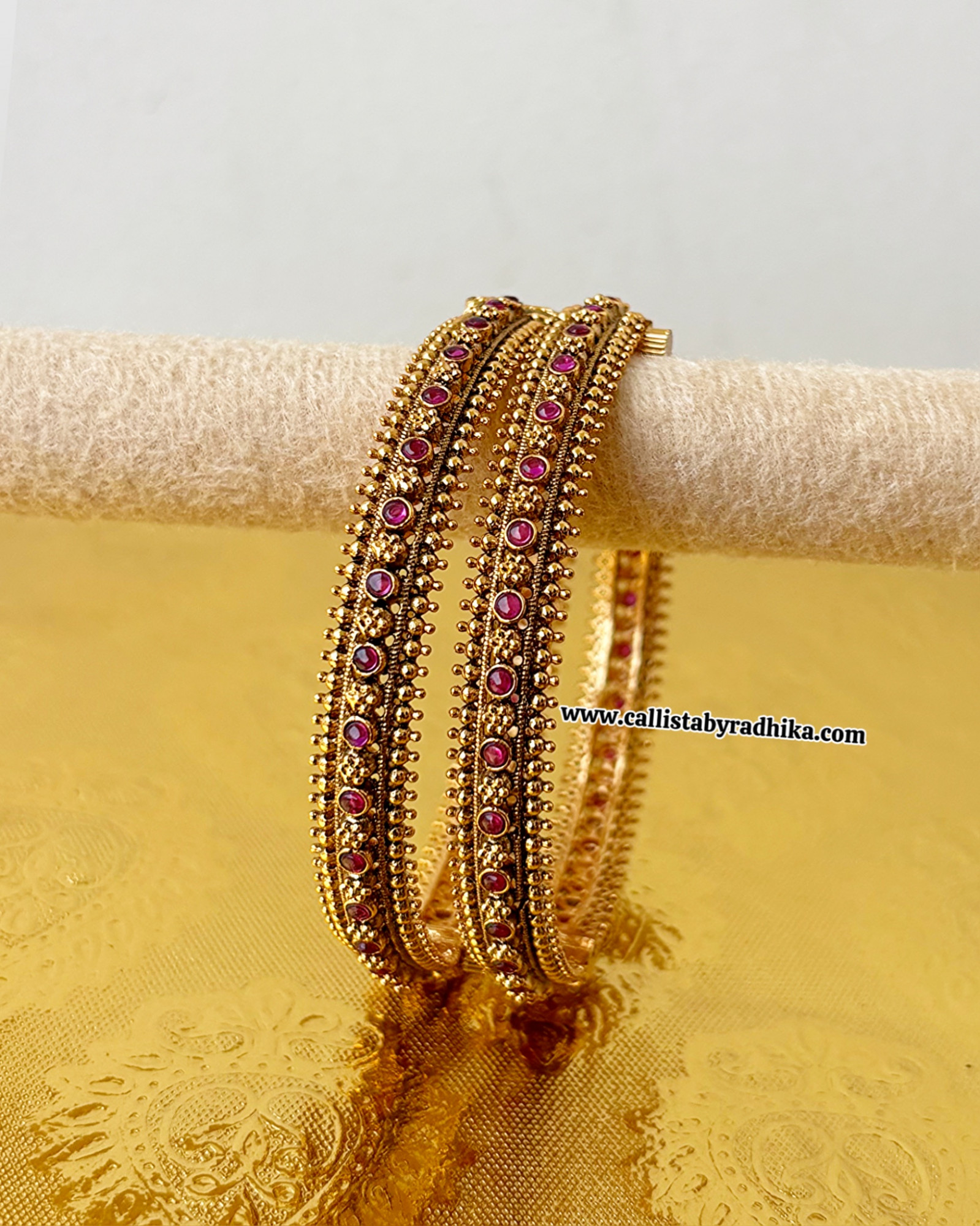 Copper Gold Polish Bangle