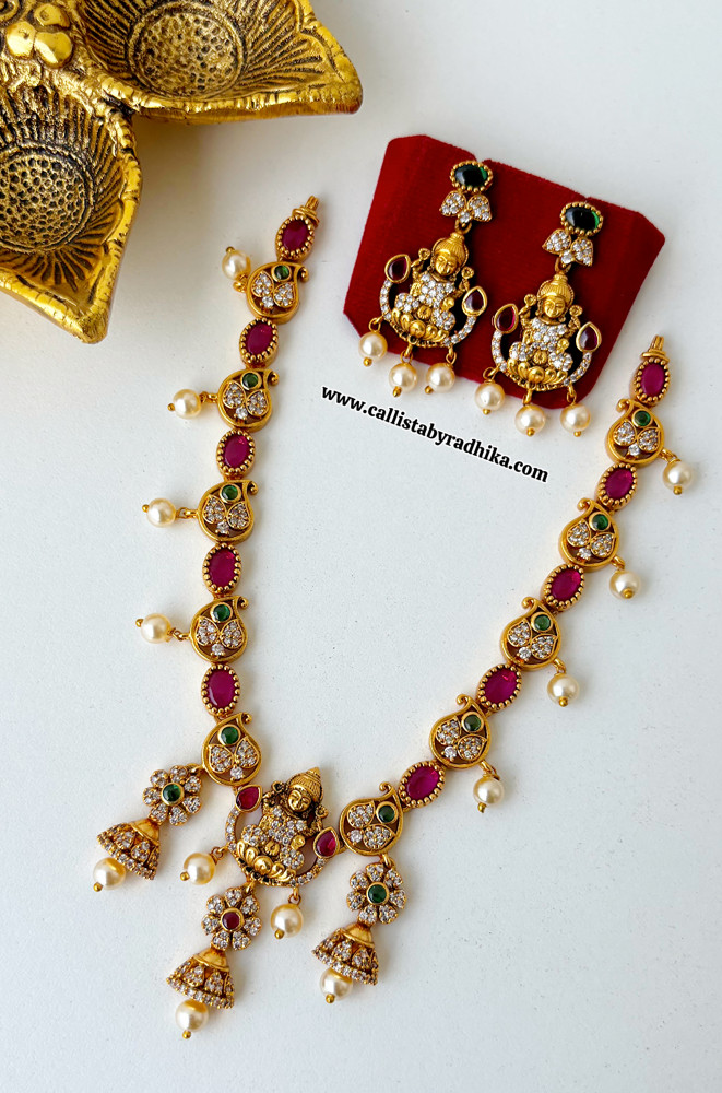 Image of Nakshi Ruby Stone Neckpiece