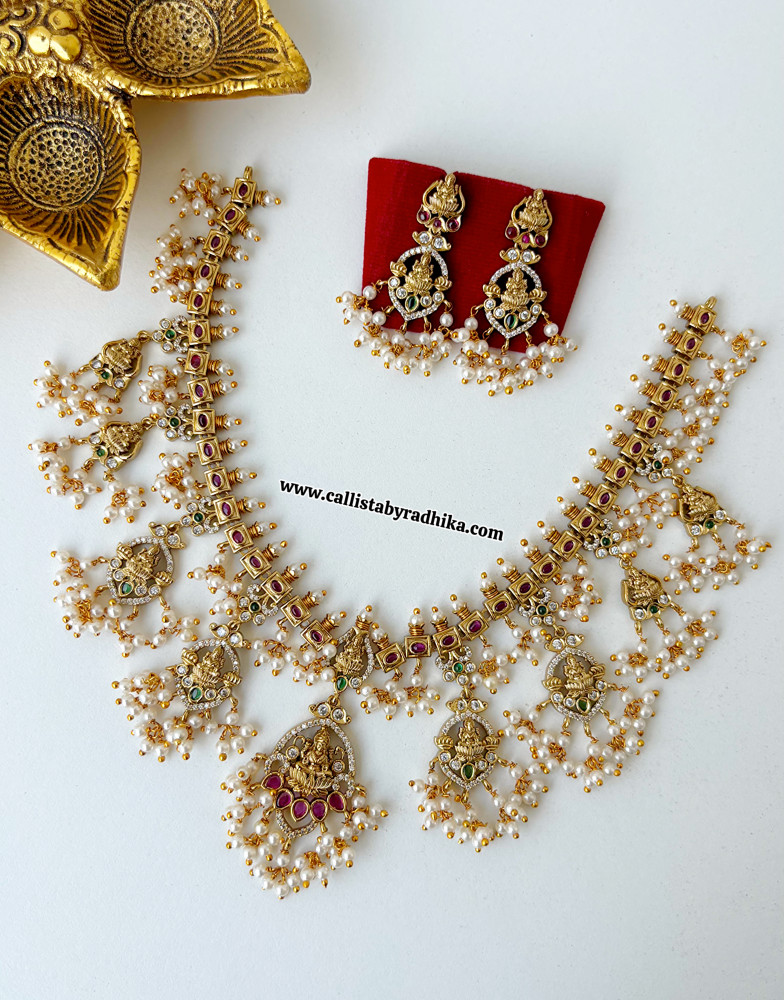 Image of Nakshi Guttupusalu Neckpiece