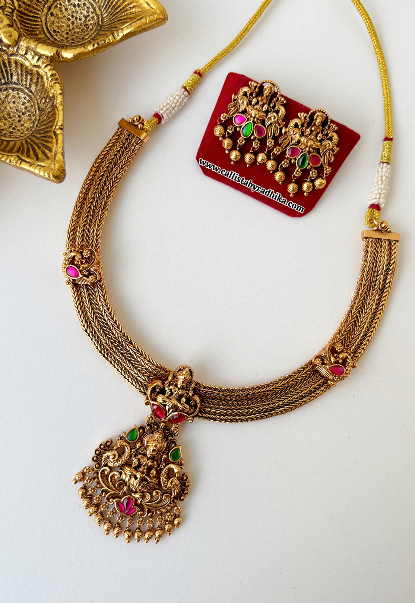 Copper Polish Nakshi Hasli