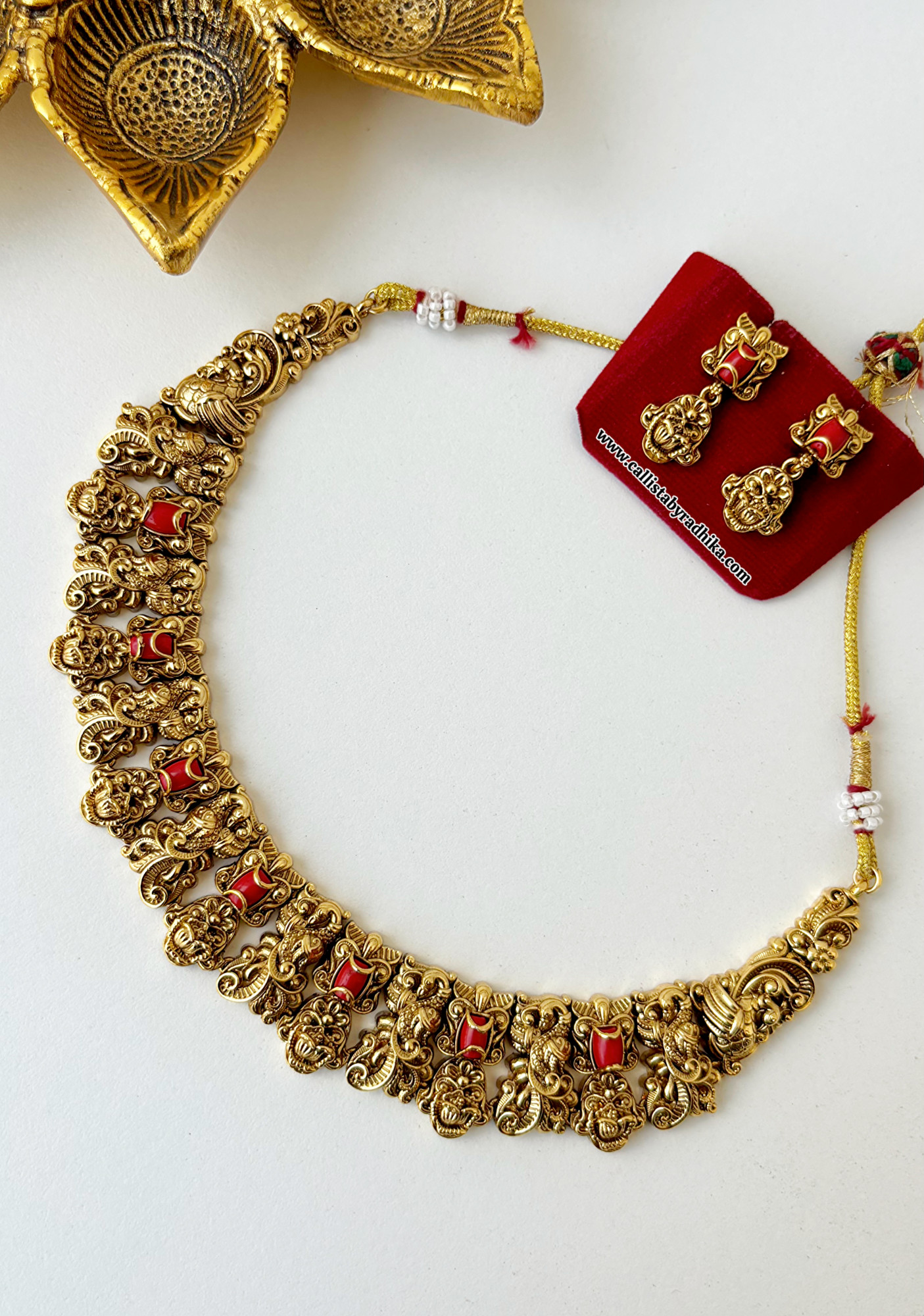 Coral Stone Necklace