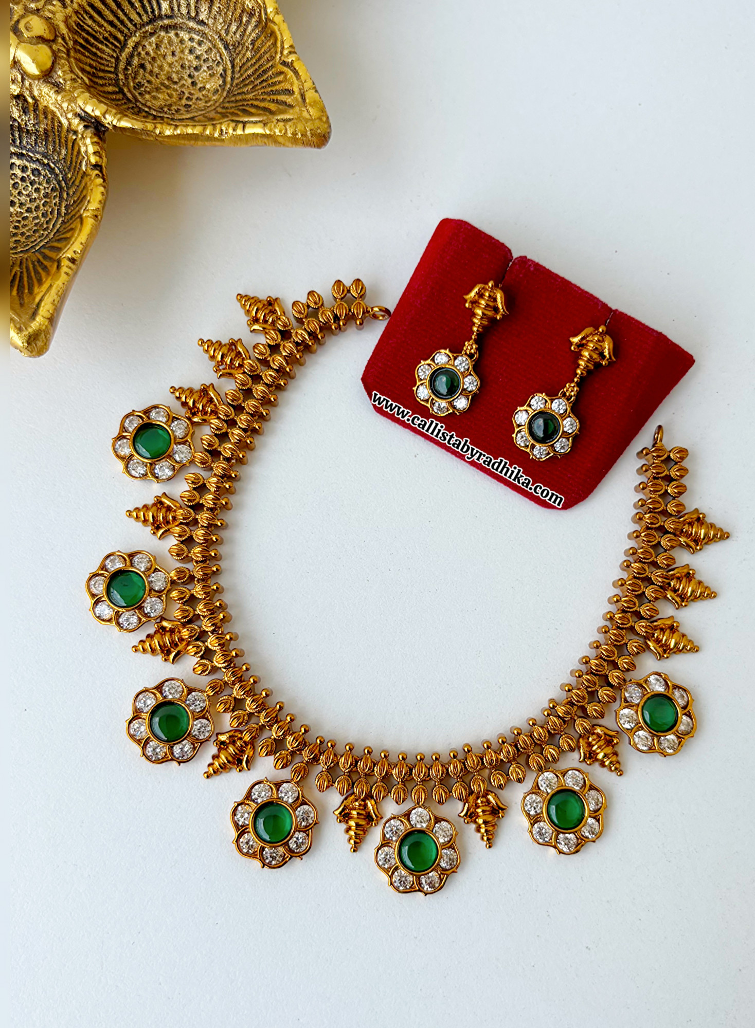 Copper Antique Polish Necklace