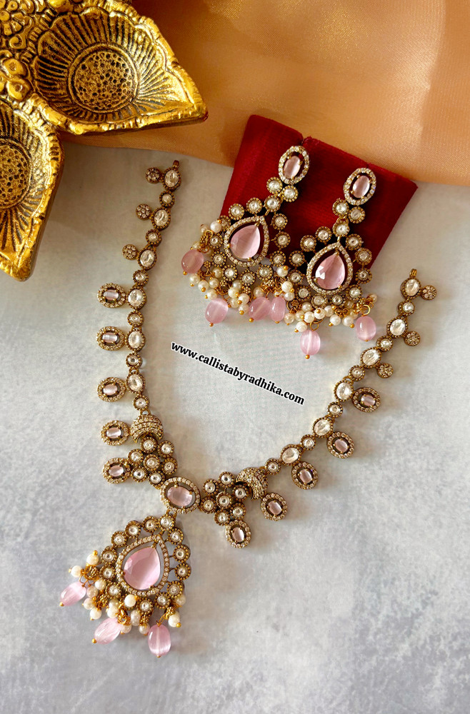 Image of Moissanite Stone Necklace