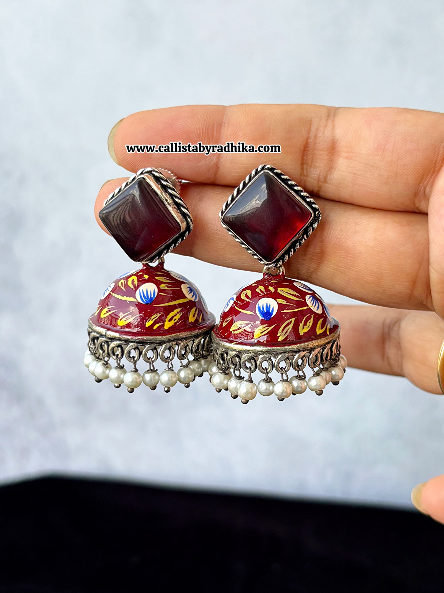 Hand-painted Jhumka