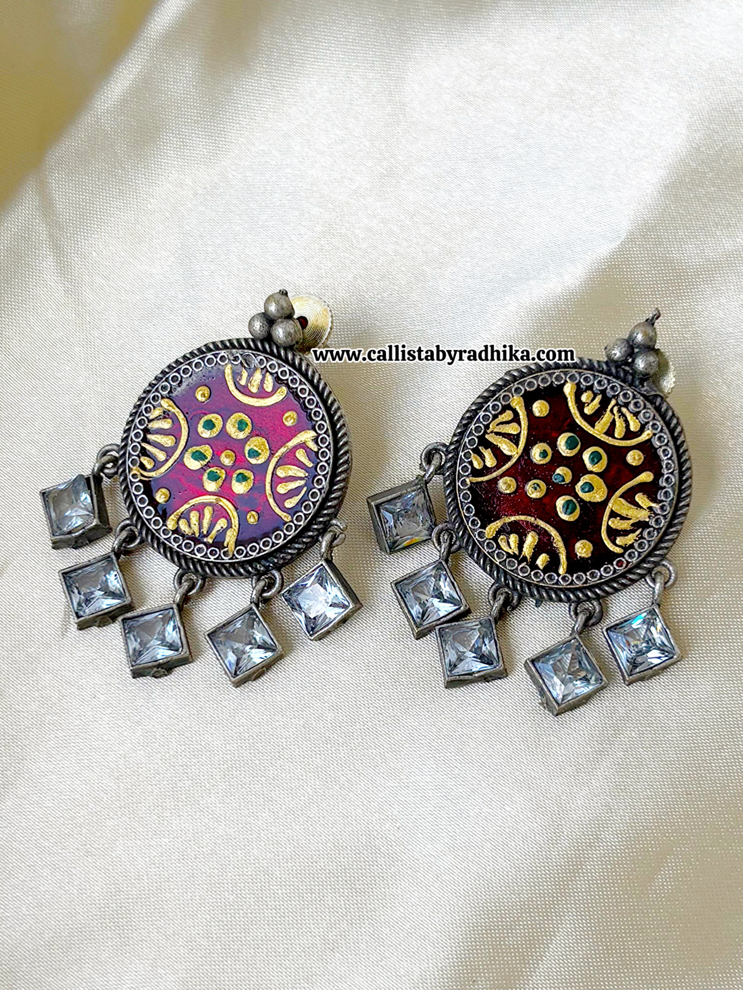 Hand-painted Earrings