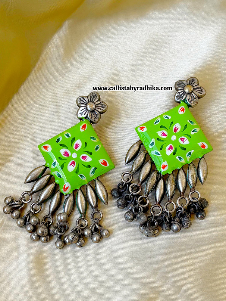 Image of Hand-painted Earrings
