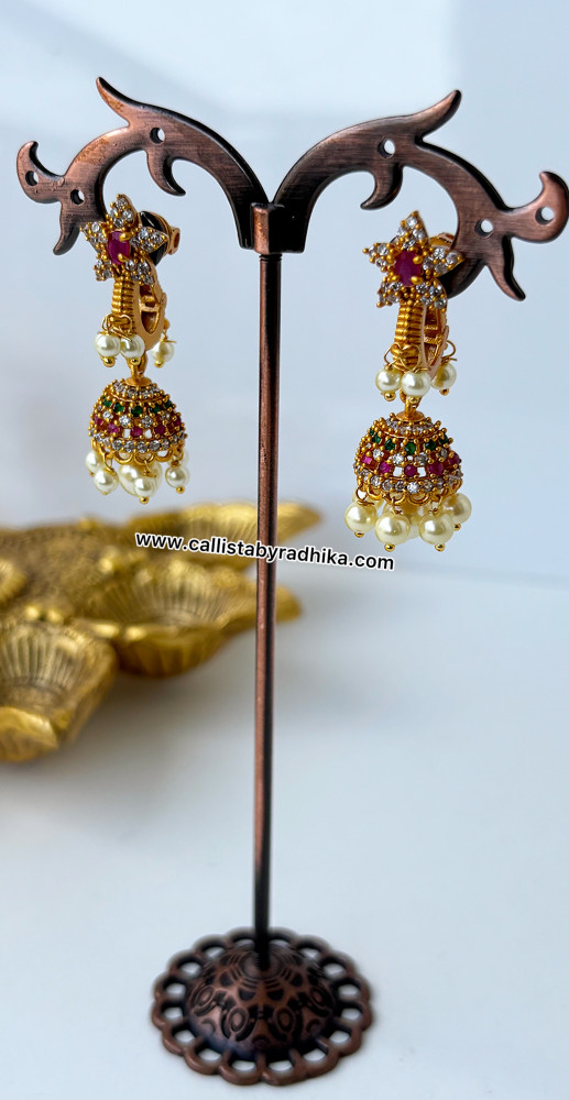 Image of Gold Polish Jhumka