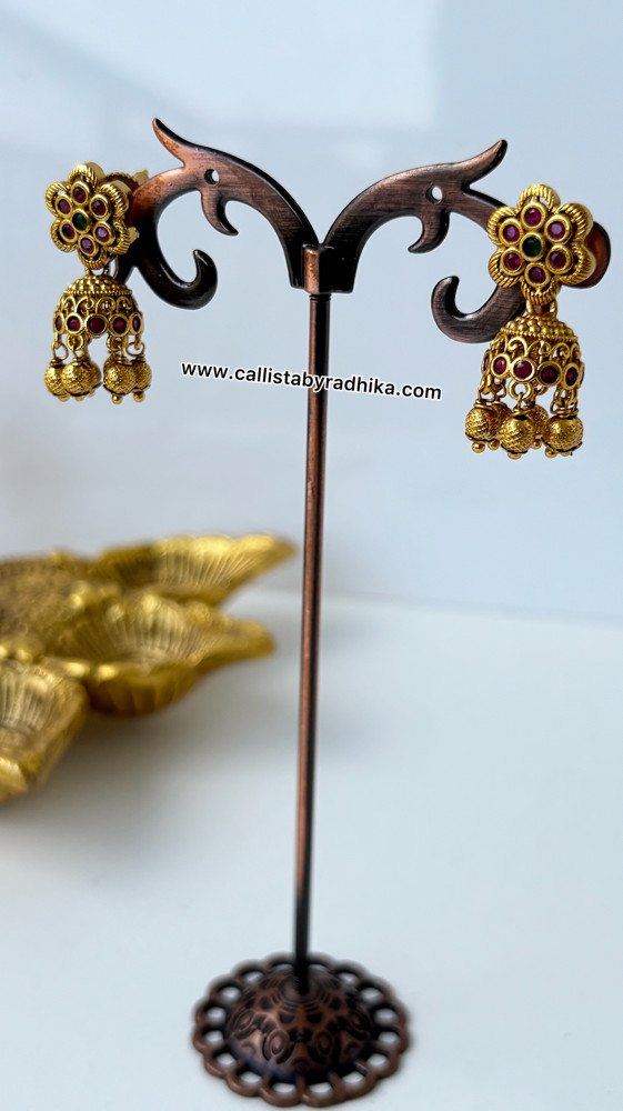 Image of Gold Polish Jhumka