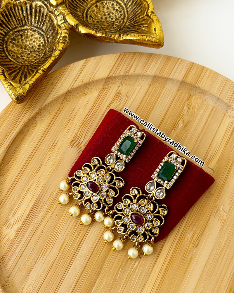 Image of Gold Polish Jhumka