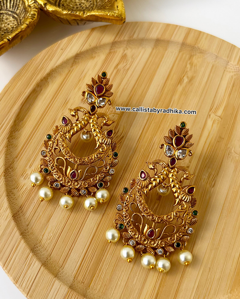 Image of Gold Polish Chandbali