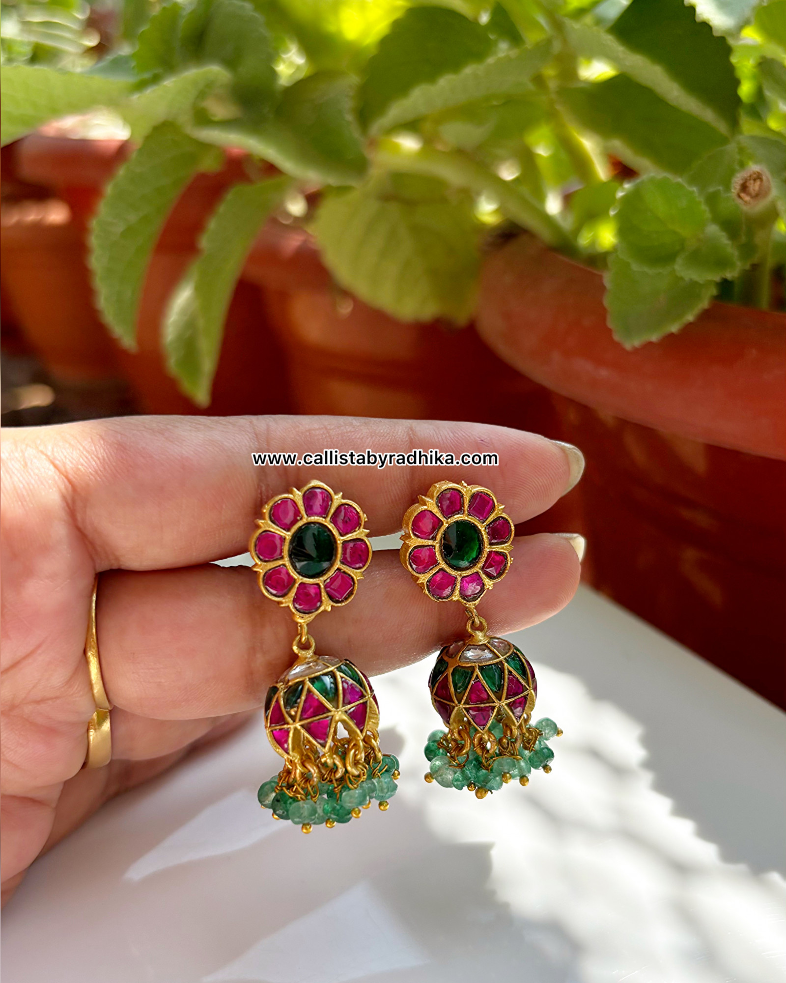 Jadau Jhumka