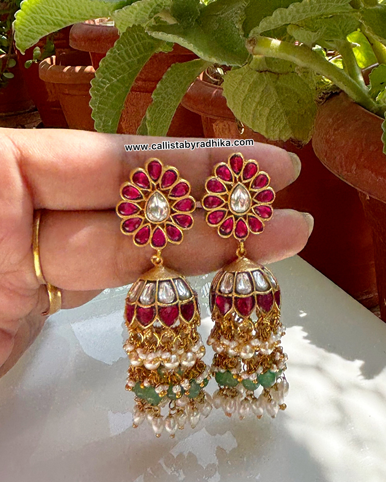 Jadau Jhumka