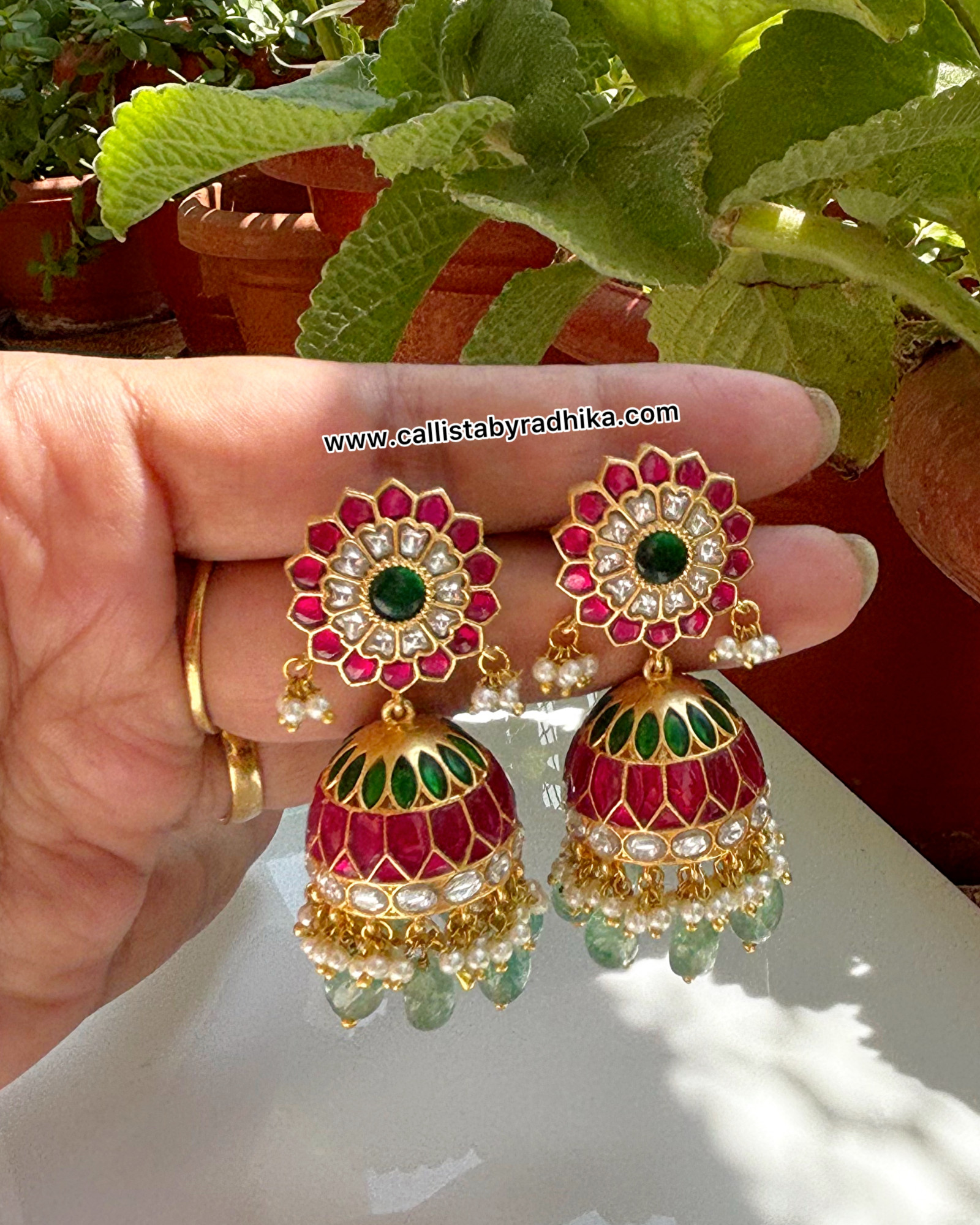 Jadau Jhumka