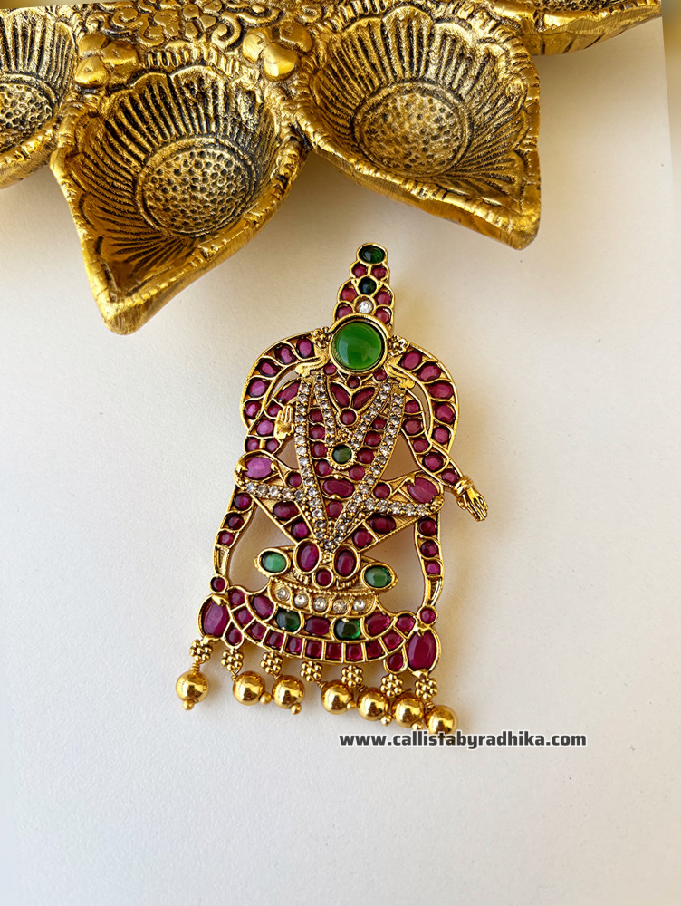 Image of Ayyappa Gold Polish Pendant (GPP-020)