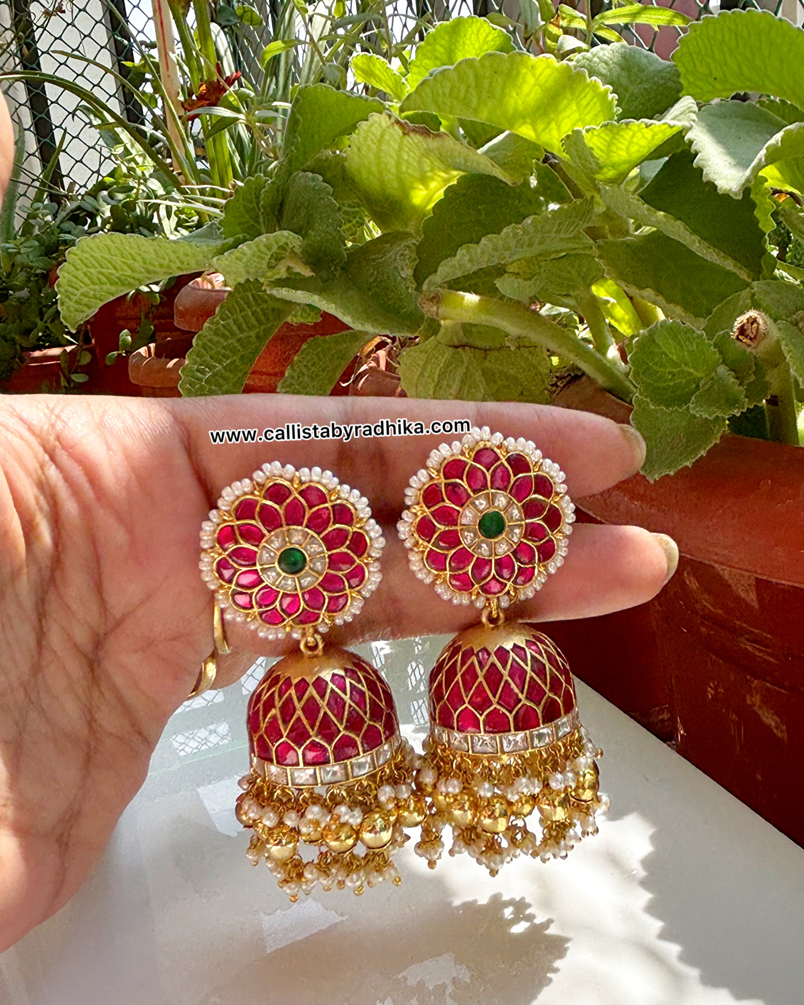 Jadau Jhumka