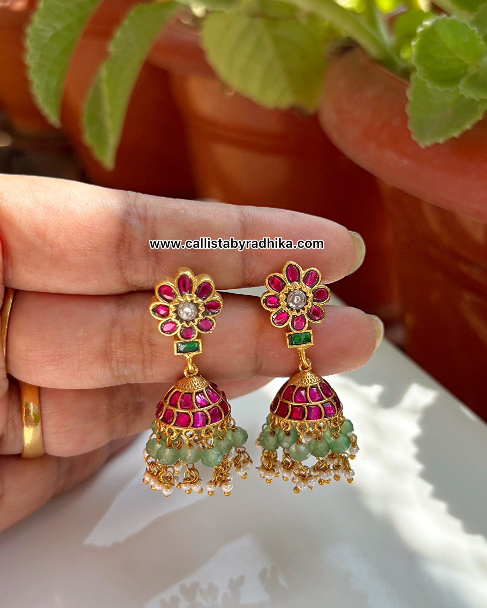 Jadau Jhumka