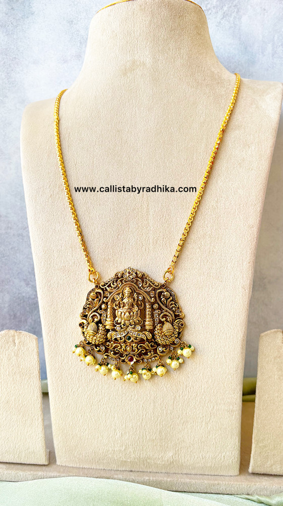 Image of Long Nakshi Chain Pendant